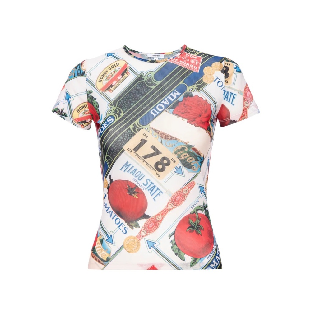 MIAOU MESH MINI TEE - FIGARO